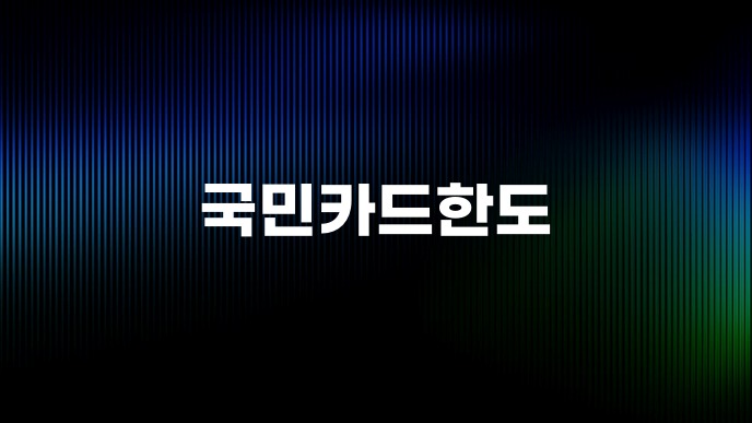 국민카드한도