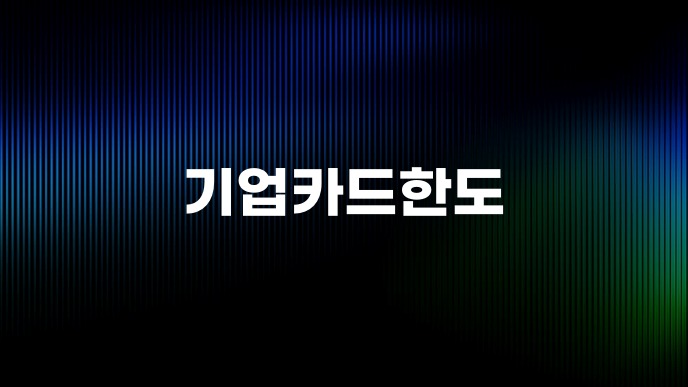 기업카드한도