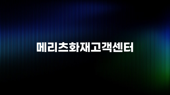 메리츠화재고객센터