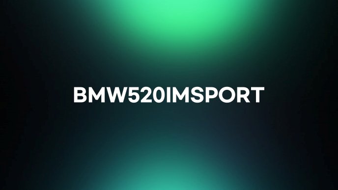 BMW520IMSPORT