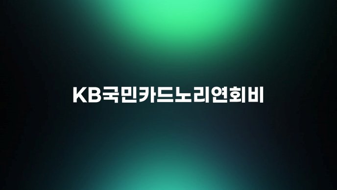 KB국민카드노리연회비