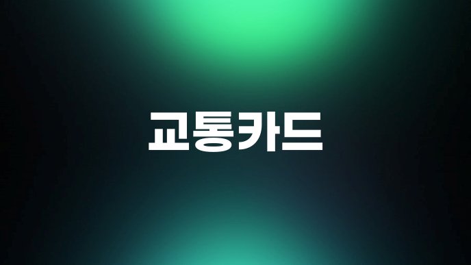 교통카드 1