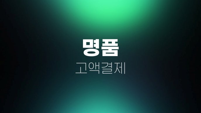 명품 고액결제