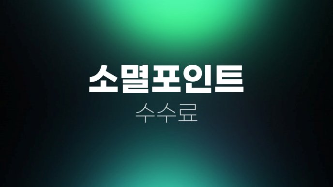 소멸포인트 수수료