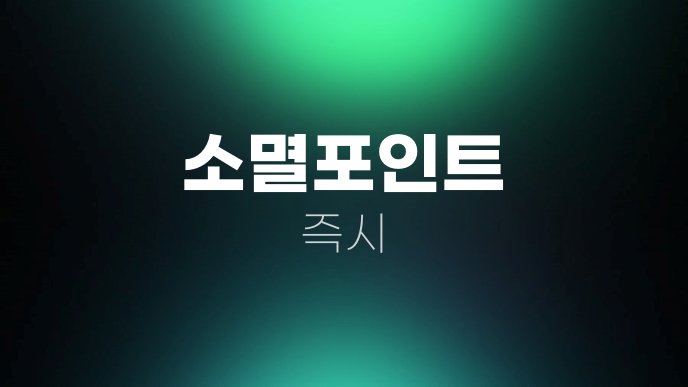 소멸포인트 즉시