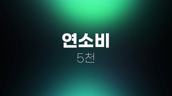 연소비 5천