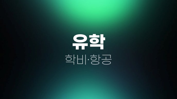 유학 학비항공