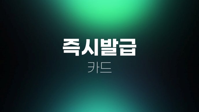 즉시발급 카드