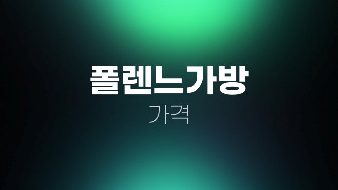 폴렌느가방 가격