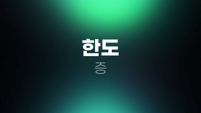 한도 증