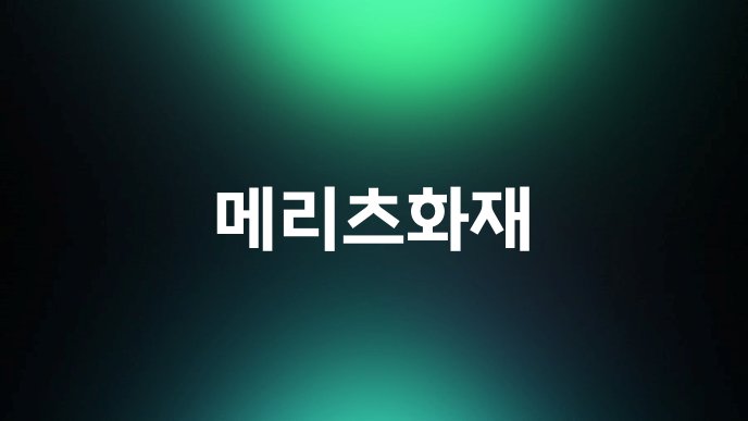 메리츠화재